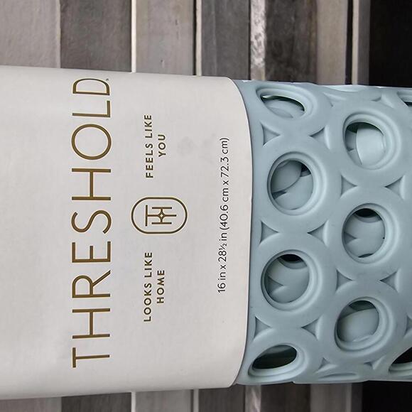 Hydracell Bath Mat Aqua | Threshold | 28x16 - Picture 3 of 9